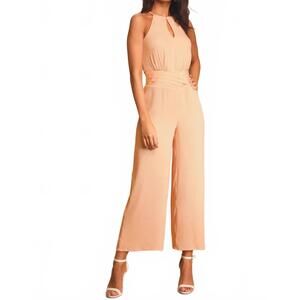 NEW ALI & JAY beachcomber jumpsuit in peach